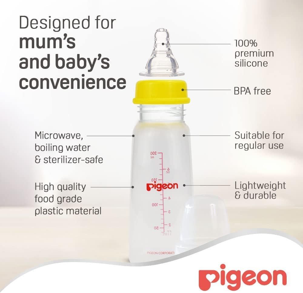 Pigeon Plastic Nursing Bottle Kp6 200 ml