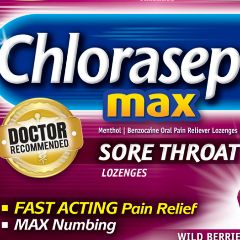 ChlorasepticÃ‚Â® Sore Throat Lozenges - Max Wild Berry