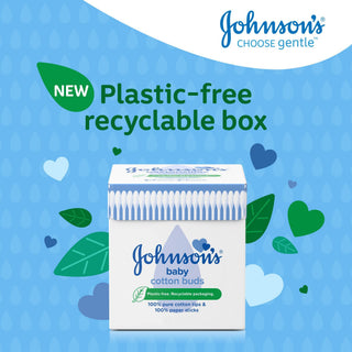 Johnsons Baby Cotton Swabs, 200 Pieces - Makkah Pharmacy