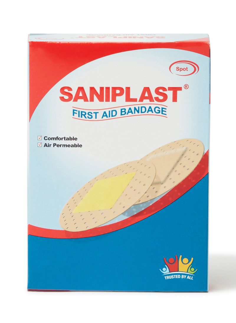 Saniplast Spot Bandage Box, 20 Pieces - Makkah Pharmacy