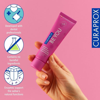 Curaprox Be You Everyday Whitening Toothpaste Watermelon Flavor, 60ml - Makkah Pharmacy