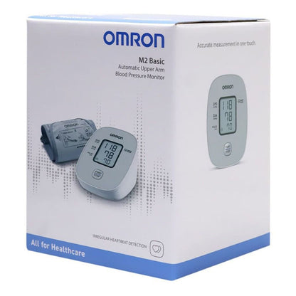Omron M2 Basic Automatic Upper Arm Blood Pressure Monitor, 1 Pack - Makkah Pharmacy