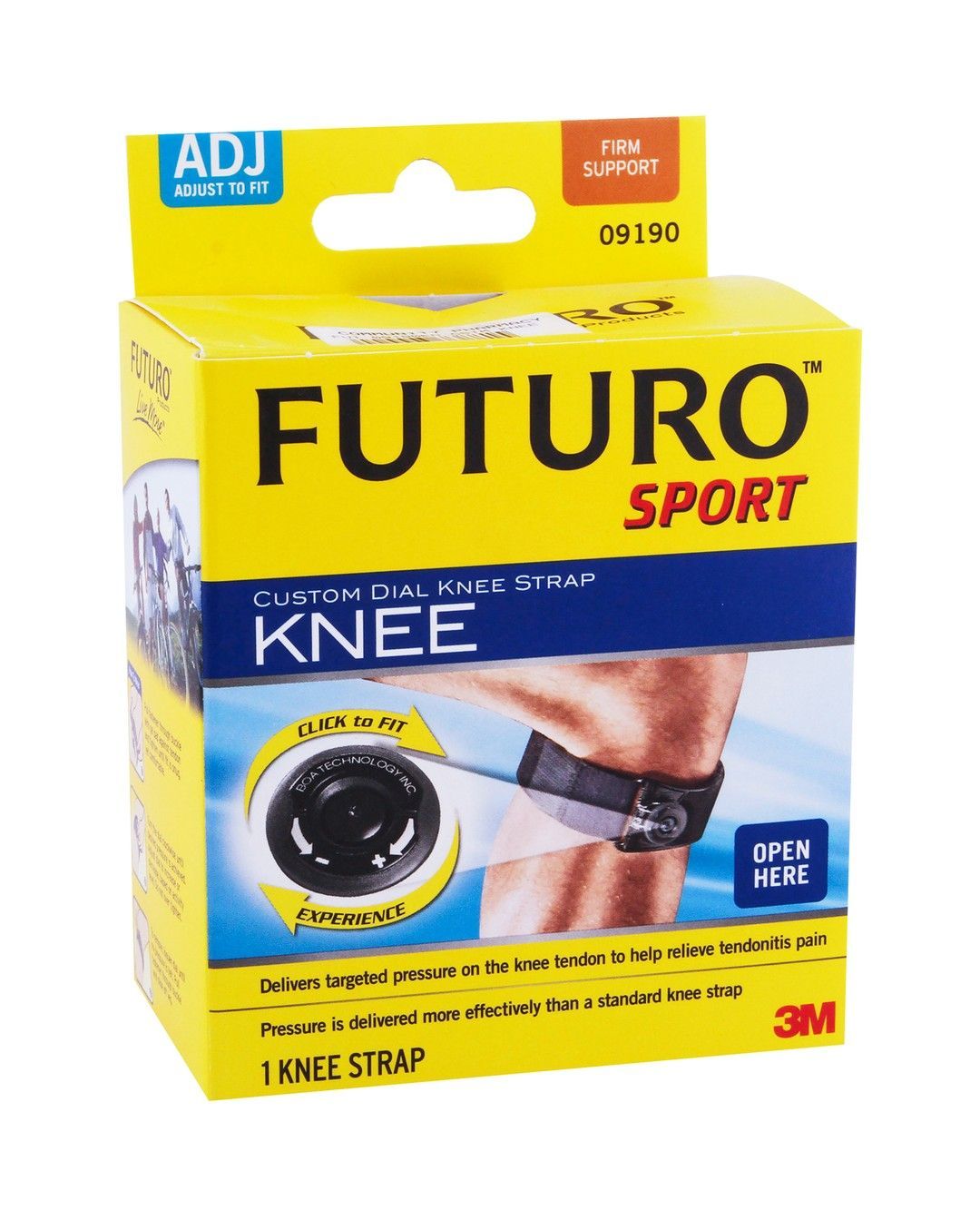 Futuro Sport Adjustable Custom Dial Knee Support Strap (31.8-44.5cm), 1 Piece - Makkah Pharmacy
