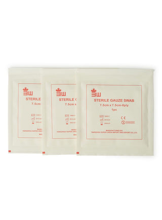 Sterile Gauze Swab Box, 7.5x7.5cm, 100 Pieces