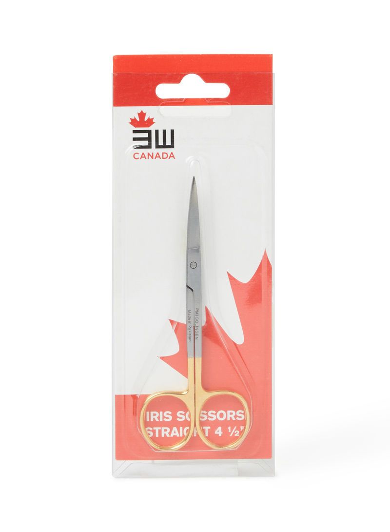 Iris-Straight Dissecting Scissor Half Gold - Makkah Pharmacy