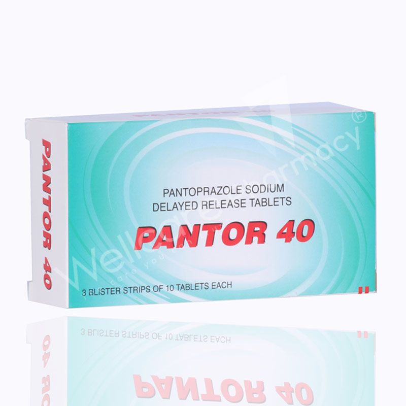 Pantor 40mg Tablets, 30 Pieces