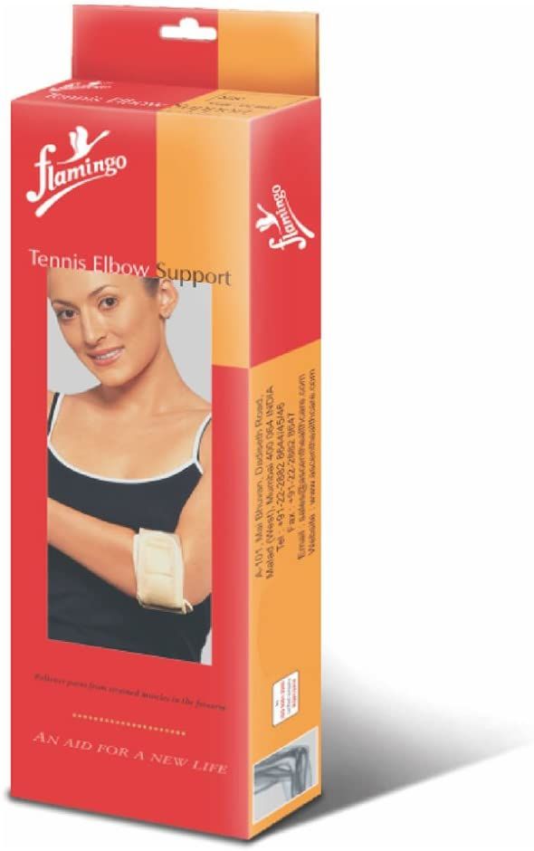 Flamingo Tennis Elbow Support with Pressure Pad - Makkah Pharmacy