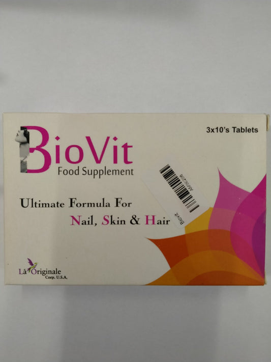 Wilshir Biovit Tablets, 30 Pieces - Makkah Pharmacy