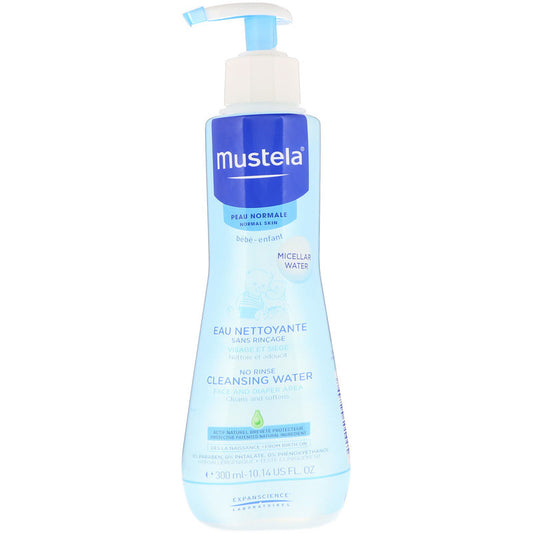 Mustela, Baby, No Rinse Cleansing Water, For Normal Skin, 10.14 Fl Oz (300 Ml)