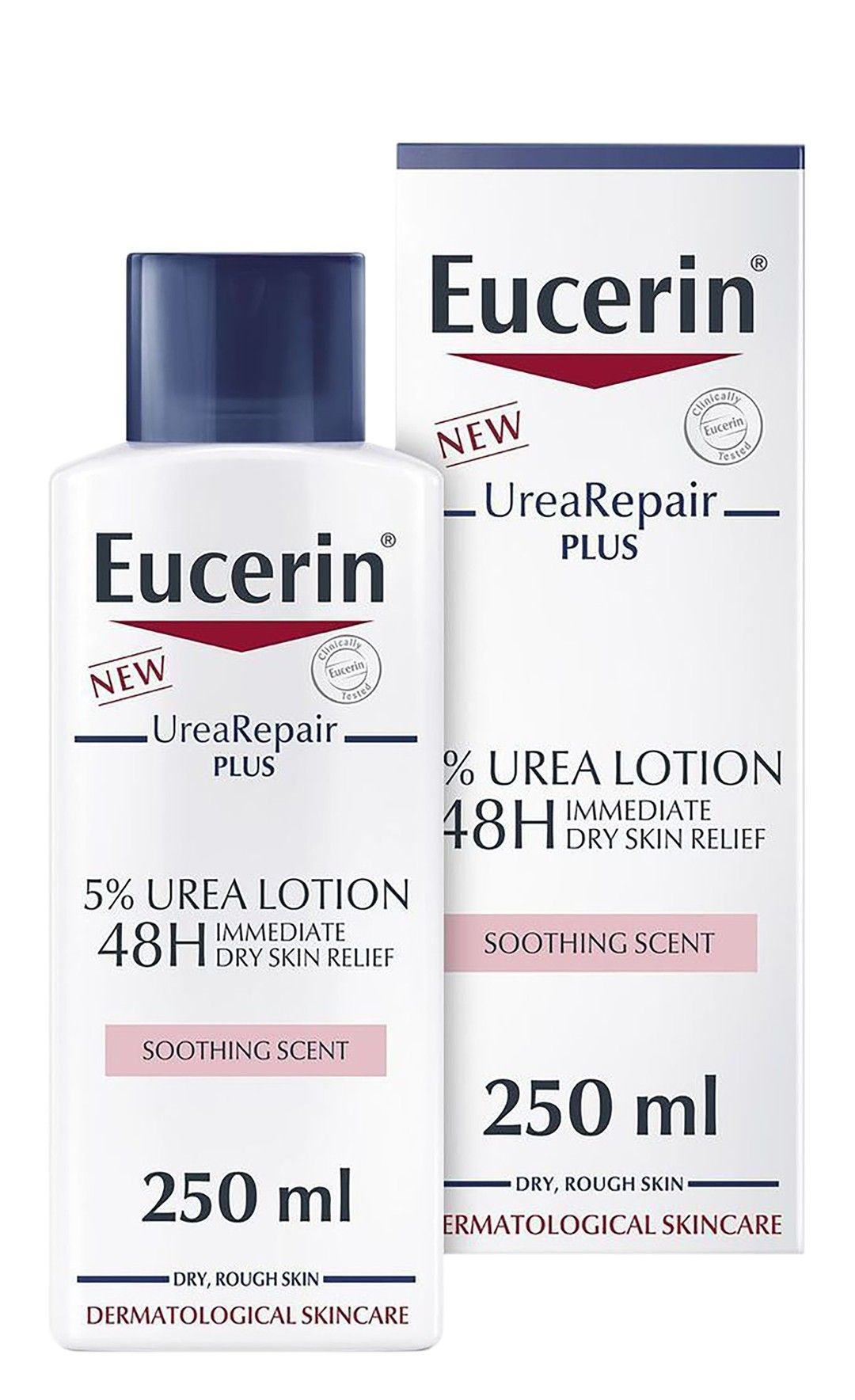 Eucerin Urea Repair Plus Lotion with 5% Urea for Dry & Rough Skin Soothing Scent, 250ml - Makkah Pharmacy