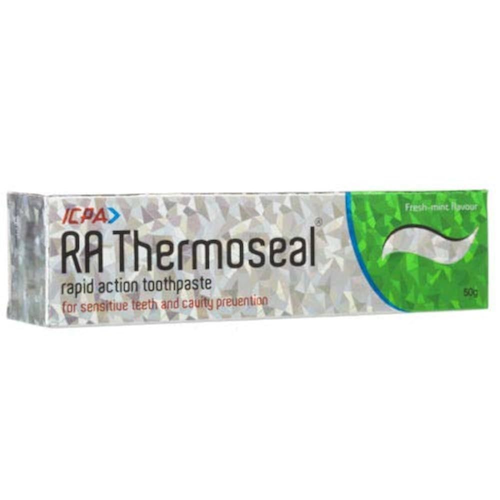 ICPA RA Thermoseal Rapid Action Toothpaste Fresh Mint Flavor for Sensitive Teeth, 100g