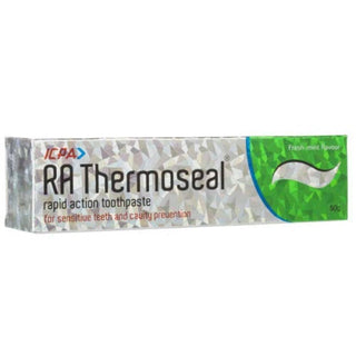 ICPA RA Thermoseal Rapid Action Toothpaste Fresh Mint Flavor for Sensitive Teeth, 100g