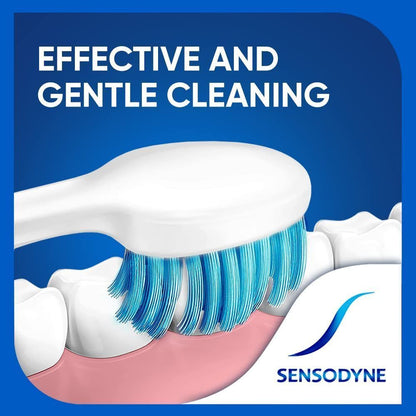 Sensodyne Gentle Care Blue & White Soft Toothbrush for Sensitive Teeth, 1 Piece - Makkah Pharmacy