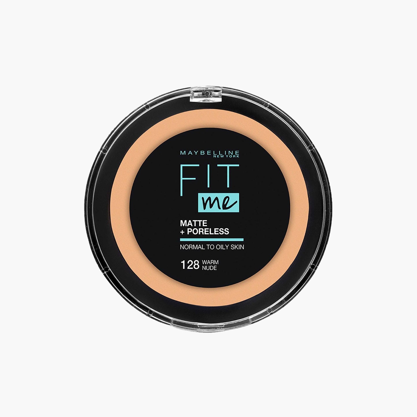 Maybelline Fit Me Matte + Poreless Compact Powder Normal & Oily Skin - 128 Warm Nude - Makkah Pharmacy