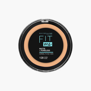 Maybelline Fit Me Matte + Poreless Compact Powder Normal & Oily Skin - 128 Warm Nude - Makkah Pharmacy