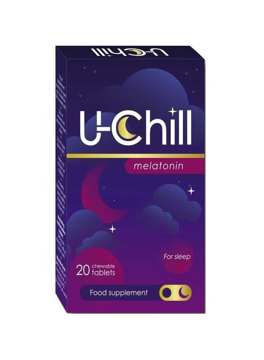 U-Chill 5Mg Sleep Support Chewable Supplements, 20 Pieces