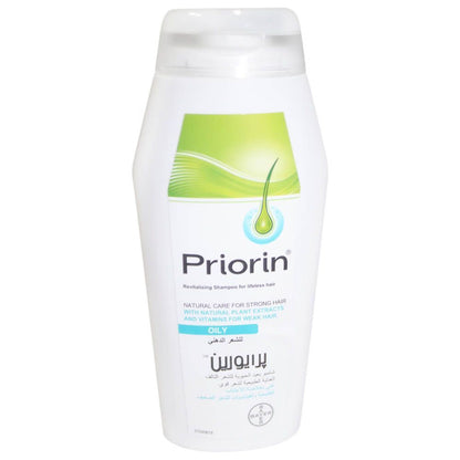 Priorin Revitalizing Shampoo with Plant Extracts & Vitamins for Oily Hair, 200ml - Makkah Pharmacy