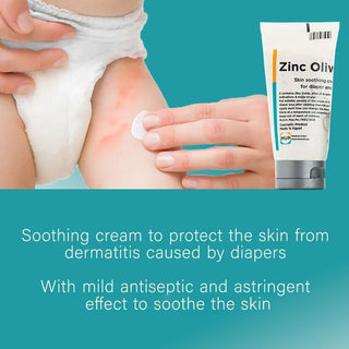 Zinc Olive Cream Skin Soothing Cream for Diaper Area, 75g - Makkah Pharmacy