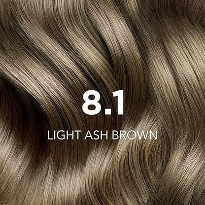 Phyto Paris Permanent Hair Color with Botanical Pigments Light Ash Blonde 8.1, 1 Pack - Makkah Pharmacy