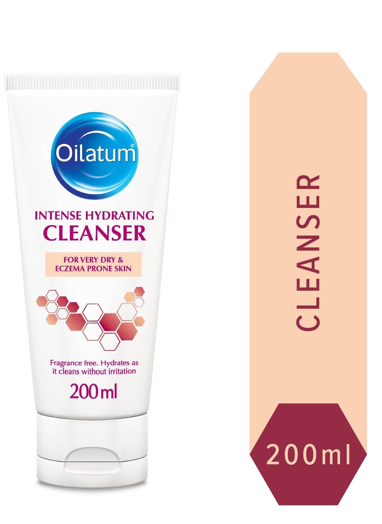 Oilatum Intense Hydrating Face & Body Cleanser for Very Dry & Eczema-Prone Skin, 200ml - Makkah Pharmacy