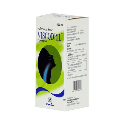 VISCORDIL EXPECTORANT 100ML - Makkah Pharmacy