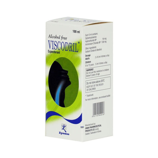 VISCORDIL EXPECTORANT 100ML - Makkah Pharmacy