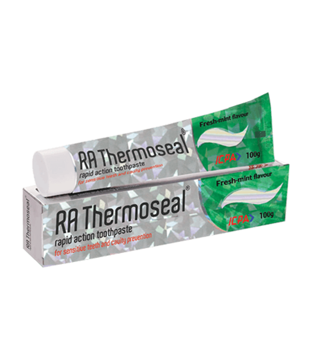 ICPA RA Thermoseal Rapid Action Toothpaste Fresh Mint Flavor for Sensitive Teeth, 100g