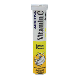Additiva Vitamin C 1000Mg Lemon Effervescent Tablets 20S