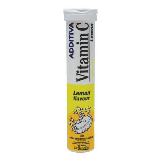 Additiva Vitamin C 1000Mg Lemon Effervescent Tablets 20'S