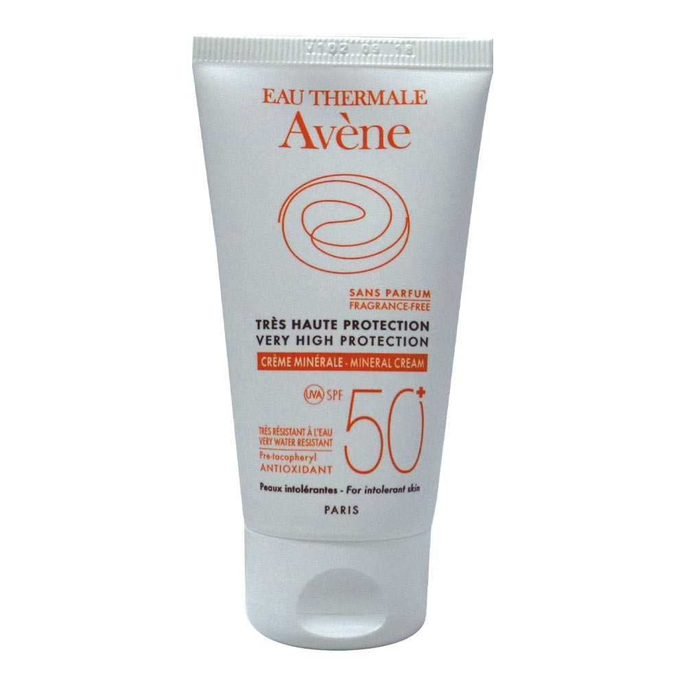 Avene Sun Care Spf 50+ Mineral Cream For Face 50Ml