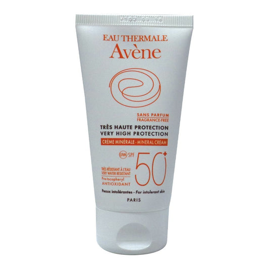 Avene Sun Care Spf 50+ Mineral Cream For Face 50Ml