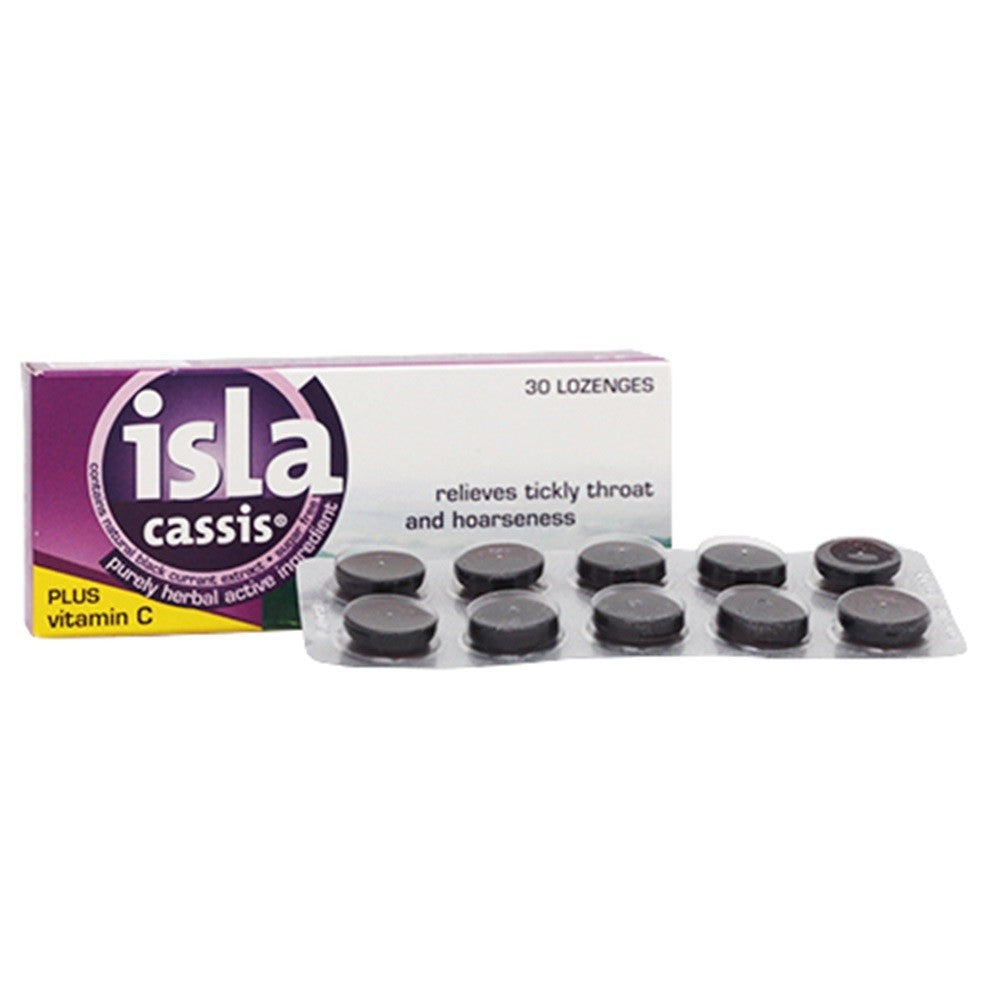 Isla Cassis Plus Vit C Lozenges 30'S