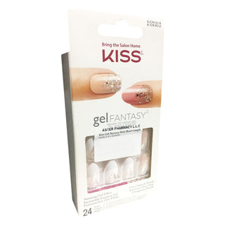 Kiss Gel Fantasy Real Short Length Nails 24S Kgn02