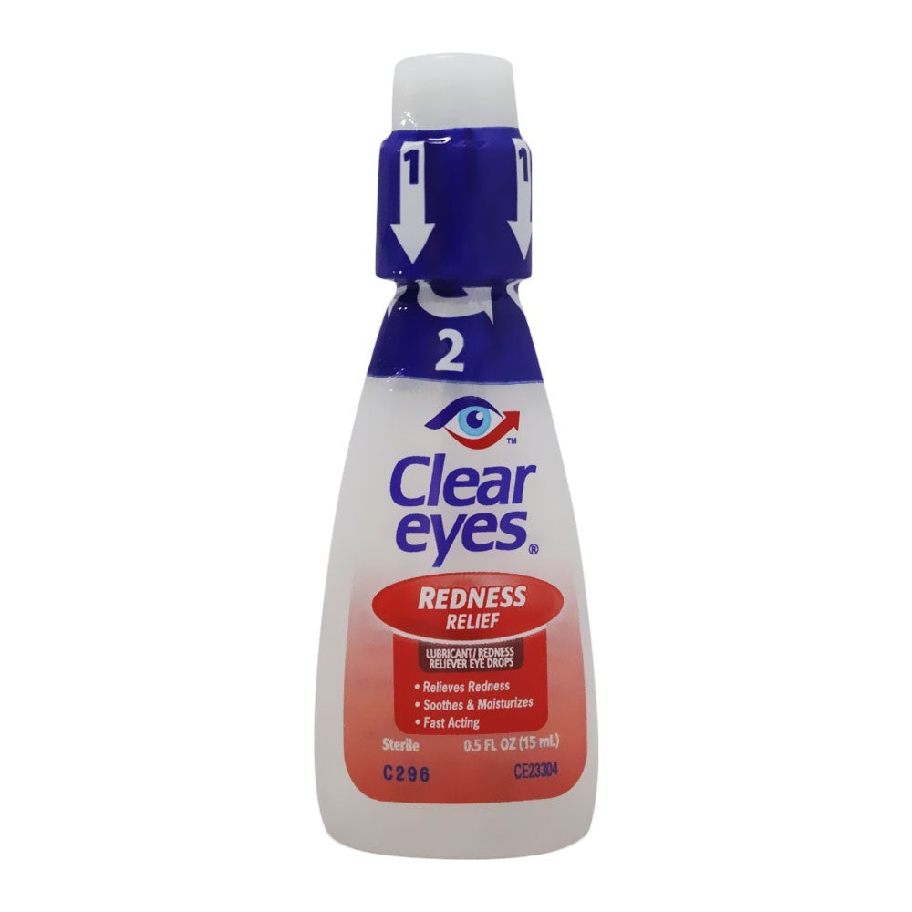 Clear Eyes Redness Relief Eye Drops 15 Ml
