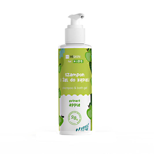 Hiskin Kids Shampoo & Body Gel Apple 280ml