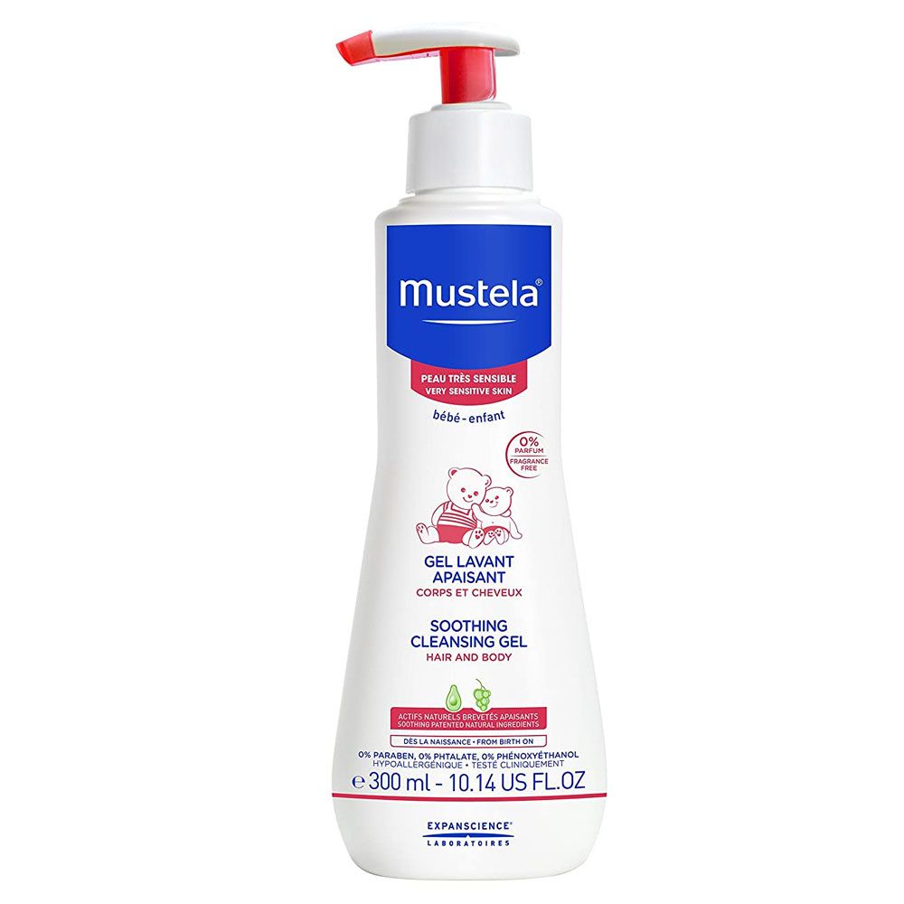 Mustela Soothing Cleansing Gel Hair And Body 300 ml