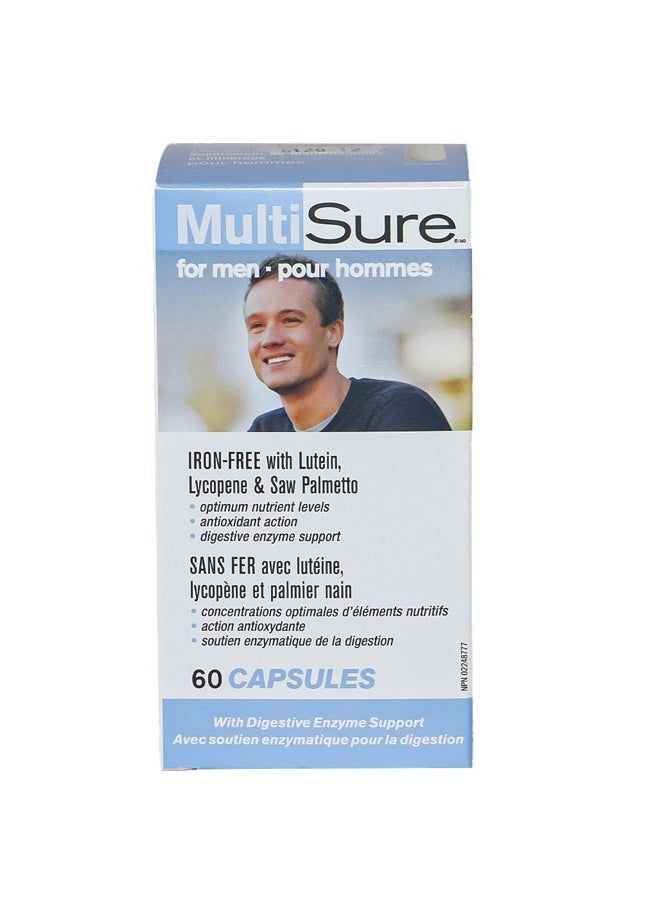 Webber Naturals Multisure For Men Capsules 60 Pieces - Makkah Pharmacy