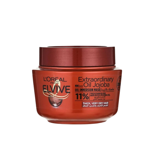 L'Oreal Elvive Extraordinary Oil Replenishing Hair Mask with Jojoba Oil for Very Dry Hair, 300ml - Makkah Pharmacy