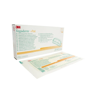 3M Tegaderm +Pad Transparent Dressing With Absorbent Pad, 3590 3.5X8[9cmx2]