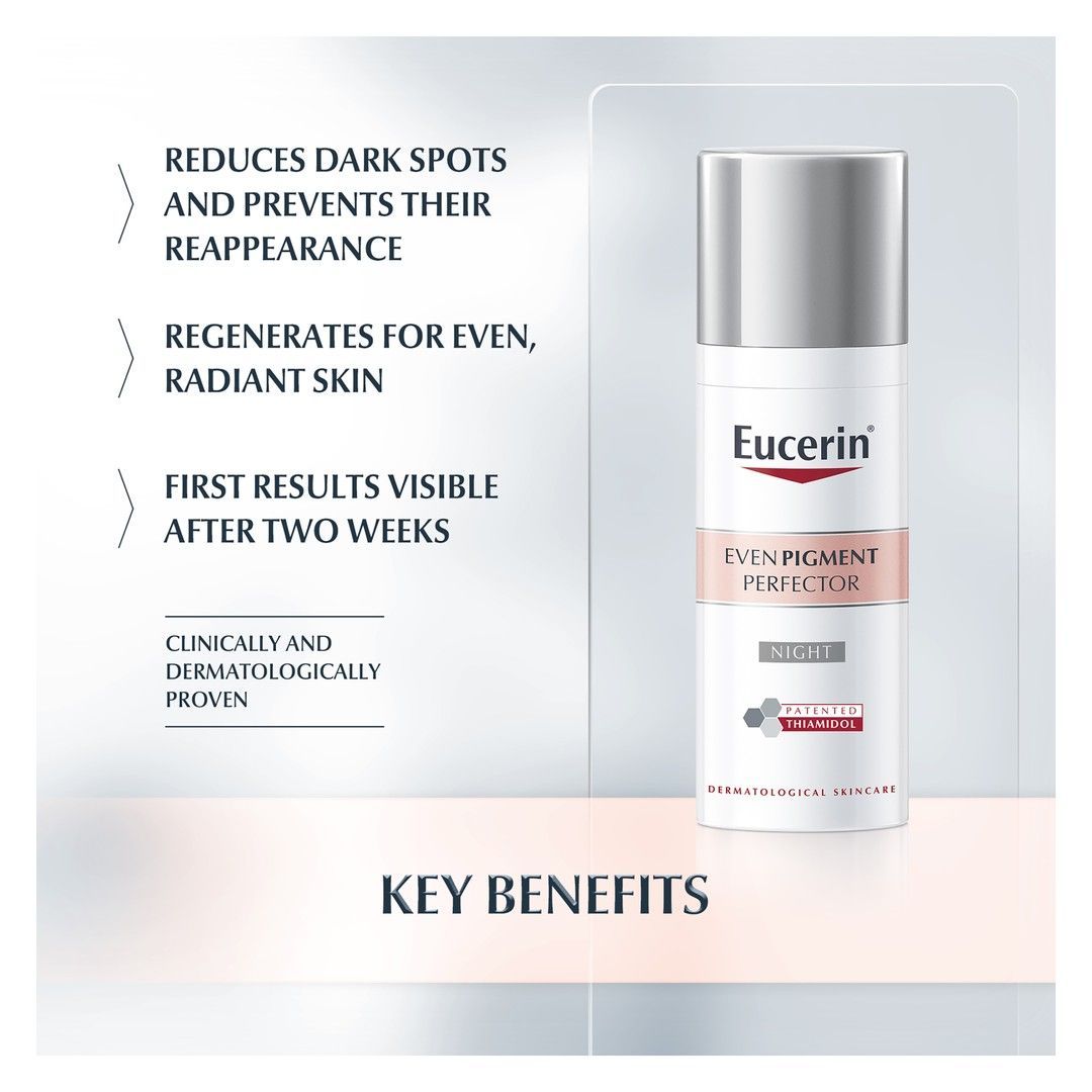 Eucerin Even Pigment Perfector Night Cream for Even & Radiant Skin, 50ml - Makkah Pharmacy