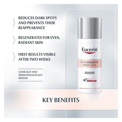 Eucerin Even Pigment Perfector Night Cream for Even & Radiant Skin, 50ml - Makkah Pharmacy