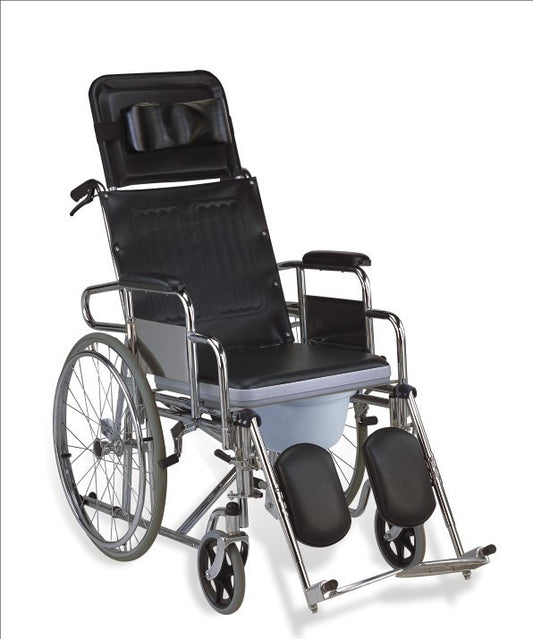3W-609Gc-46 Commode Wheelchair