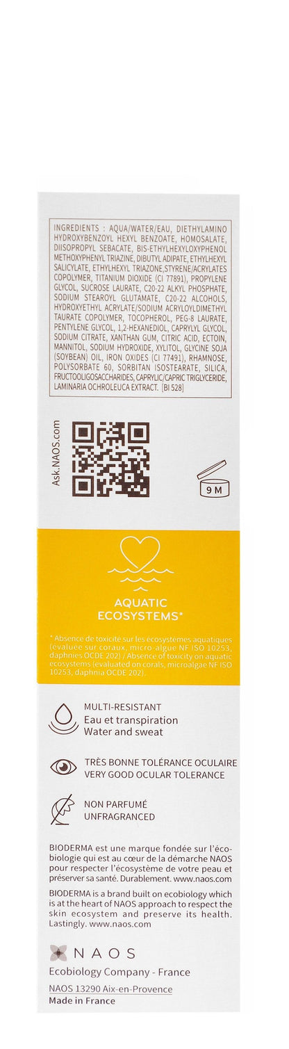 Bioderma Photoderm Water-Resistant Tinted Sunscreen Moisturizing Facial Sunscreen for Sensitive Skin SPF100 Very Light, 40ml - Makkah Pharmacy