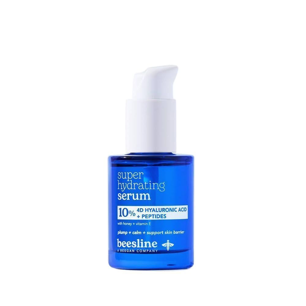 Beesline Super Hydrating, Plumping & Calming Facial Serum with Hyaluronic Acid, Peptides & Vitamin E for Sensitive Skin, 30ml - Makkah Pharmacy