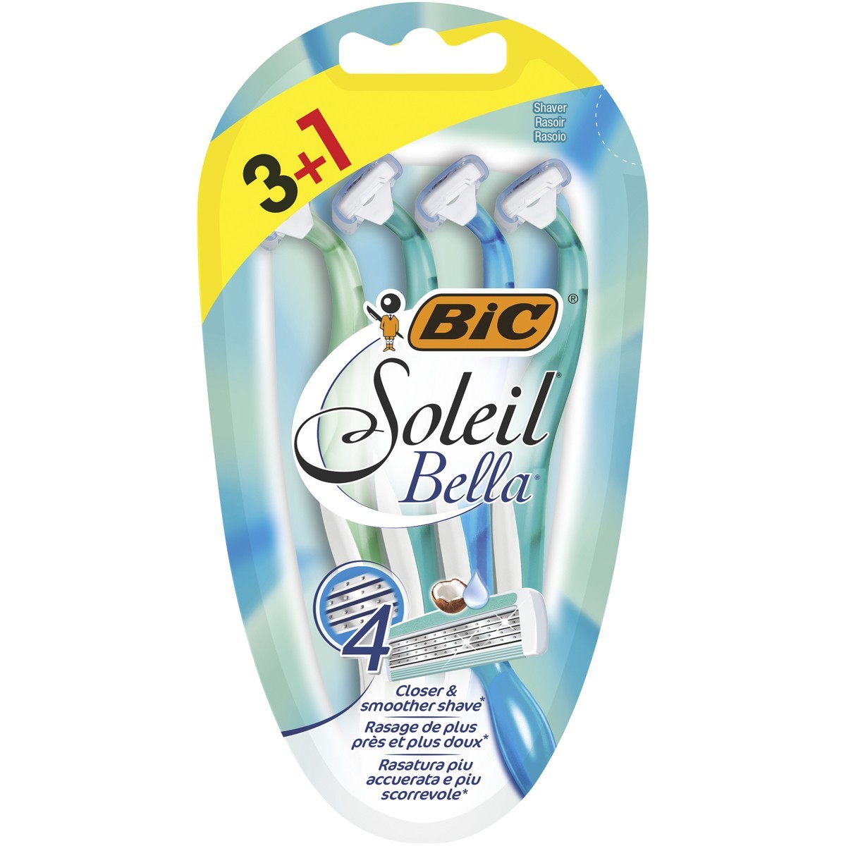 Bic Soleil Bella Disposable Razor 4 Pieces