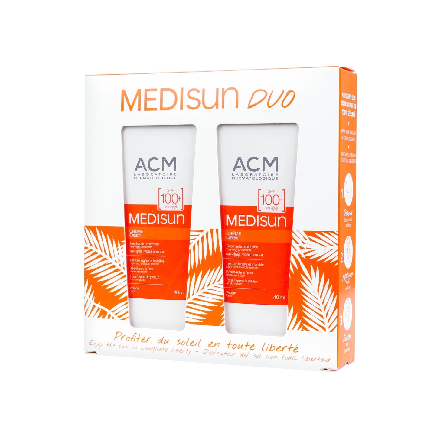 ACM 1+1 MEDISUN SPF 100 CRM 40ML OFFR - Makkah Pharmacy