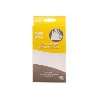 Care Well Hypoallergenic Small Multipurpose Cotton Gloves, 1 Pack