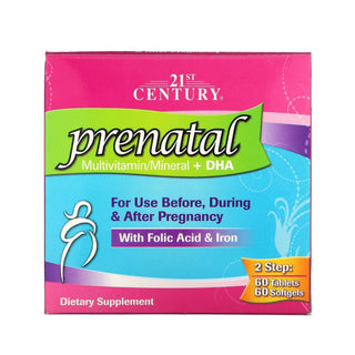 21St Century Multivitamin/Mineral Dha - 2 Bottles, 60 Tablets/60 Softgels