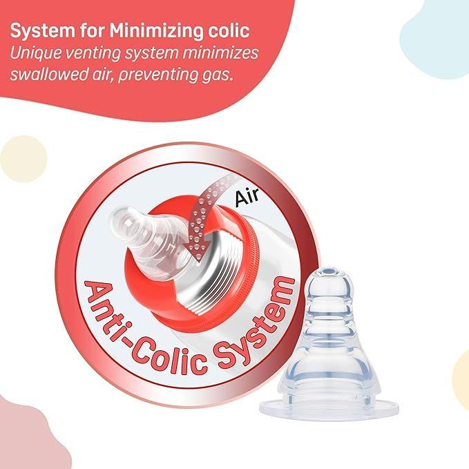 Pigeon Peristaltic Plus Wide Neck Large Round Hole Silicone Nipple (6+ Months), 1 Piece