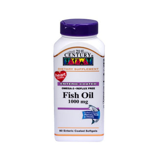 21st Century Omega-3 Fish Oil 1000mg E.C SG 90s